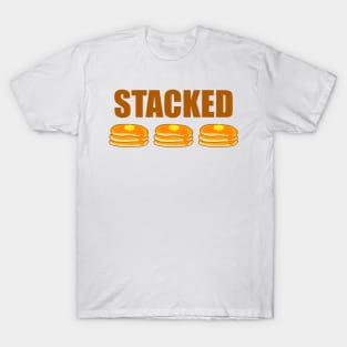 Stacked like pancakes - brown T-Shirt